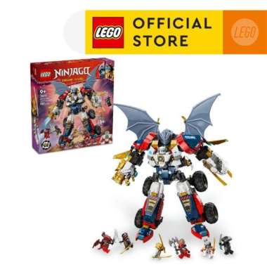 LEGO Ninjago 71834 Zane's Ultra Combiner Mech (1187 Pieces), Mainan, Building Block, Toys