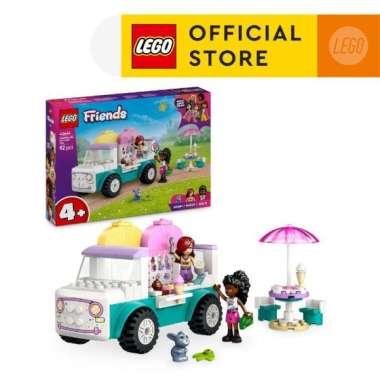 LEGO Friends 42644 Heartlake City Ice Cream Truck (92 Pieces), Mainan Anak Perempuan, Building Block