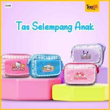 YDS 365 Tas Selempang / Tas Selempang Anak Sanrio / Tas Selempang Anak / Tas Sanrio 0149 Kuromi