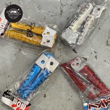 [1 PASANG] NO BRAND FOOTSTEP BELAKANG VARIASI MOTOR VIXION MERK ACAK FOOT STEP VIXION VARIASI WARNA 