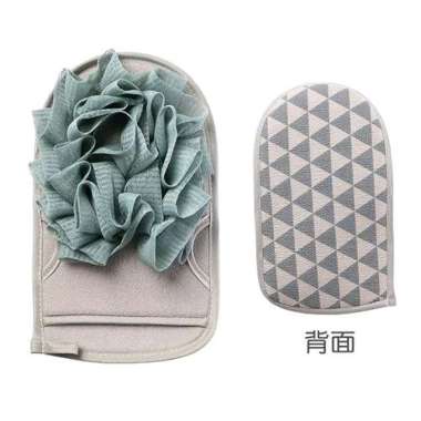 Sarung Tangan Mandi Scrubber Exfoliating Gosok Badan 2In1 2NN800 HIJAU