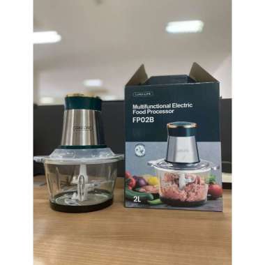 CHOPPER LUNA LIFE KACA FB02P KAPASITAS 2 LITER / CHOPPER LUNA LIFE PENGGILING DAGING MULTIFUNGSI 2 L
