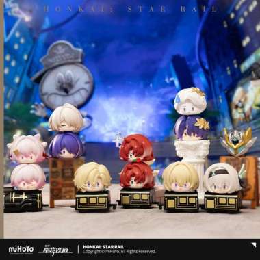 Set of 6 Honkai Star Rail Q Version Character Stacking Mini Figure
