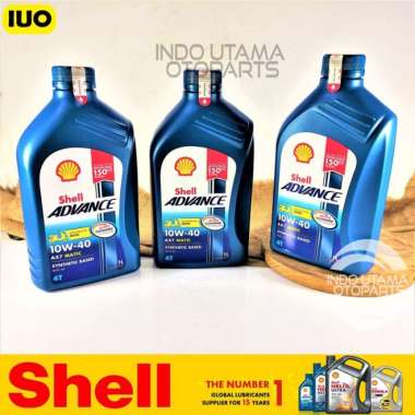 Oli Motor Matic Shell Advance AX7 10W-40 Scooter 1Liter