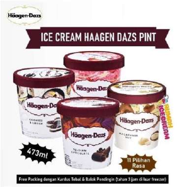 Ice Cream Haagen Dazs pint 473ml Matcha GreenTea