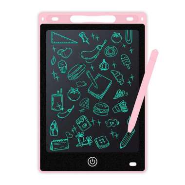KAMJE LCD Drawing Writing Tablet 8.5 Inch Aipet Mainan Papan Tulis Anak Belajar Edukasi PUTIH