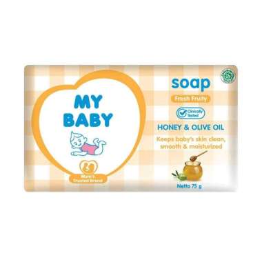 My baby sabun mandi batang bayi 75 gram (fresh fruity / soft & gentle / sweet floral) fresh fruity