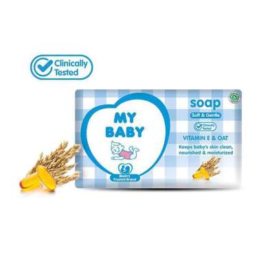 My baby sabun mandi batang bayi 75 gram (fresh fruity / soft & gentle / sweet floral) soft & gentle