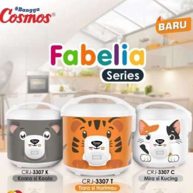 Cosmos Penanak Nasi CRJ-3307 Magic Com 1.8L CRJ3307 / CRJ 3307 Fabelia KUCING