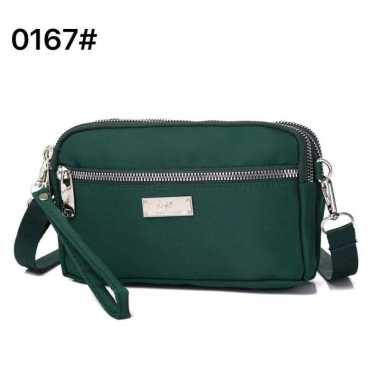 Tas Selempang Dompet 4 Res Longchart LC 0167 LC 0167 Longchart Hijau