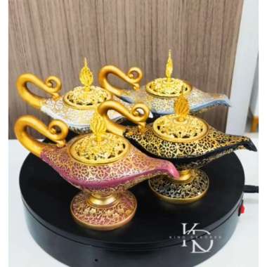 ADIN Mabkhara Bukhur Lampu Aladin Aesthetic Buhur Dupa Mabkhara Arab Tempat Bakar Dupa Buhur Magribi