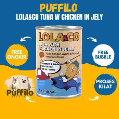 MAKANAN BASAH KUCING KALENG TUNA W/CHICKEN