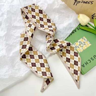 ARETHA 7X86cm Korean mini syal scarf leher scarf tas neck scarf hair ribbon 82