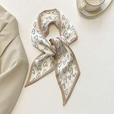 ARETHA 7X86cm Korean mini syal scarf leher scarf tas neck scarf hair ribbon 104