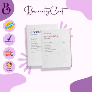 Madame Gie Necessity Sheet Mask - Masker Perawatan Wajah Madame Gie pink
