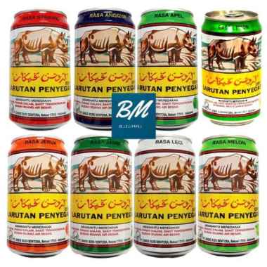 Larutan Penyegar Cap Badak Kaleng 320ml Lemon