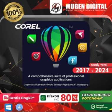 100% original CorelDraw Original license Aktivasi Online For Windows 2021