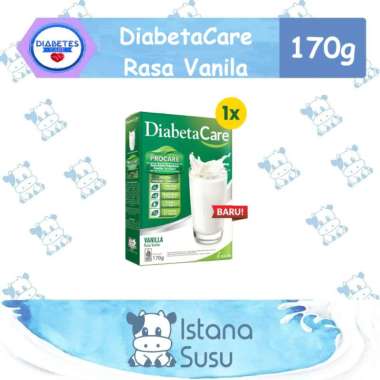 DiabetaCare Susu Kontrol Gula Darah Rasa Vanila / Cokelat Vanila 170g