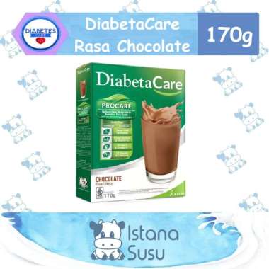 DiabetaCare Susu Kontrol Gula Darah Rasa Vanila / Cokelat Cokelat 170g