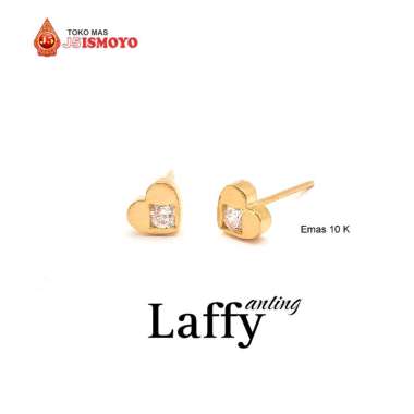 Anting Emas Mas Asli Model Tindik Laffy J5 Ismoyo