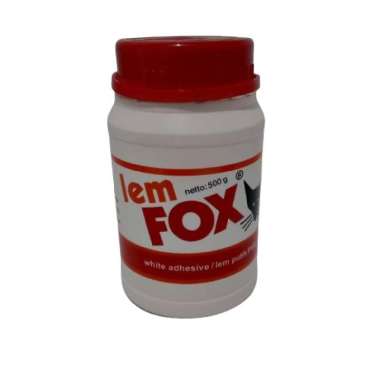 Lem Fox Putih Botol Lem PVAC Lem Kayu Kemasan 500 Gram