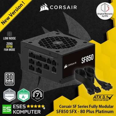 PSU Corsair SF Series SF850 Fully Modular 80 PLUS Platinum SFX Power Supply ITX