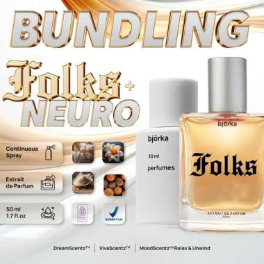 Bundling Folks & Neuro Series | Bjorka Parfum | Parfum Wangi Tahan Lama | Original Parfum Bjorka
