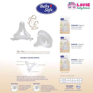 Baby Safe Double Valves Nipple DWS0 L