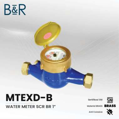 B&R Water Meter / Meteran Air / Flow Air Bersih MTEXD(B) 1 Inch