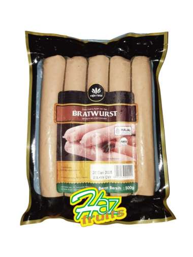 Sosis Bratwurst Raja Rasa | Sosis Daging Sapi dan Ayam 500 Gram