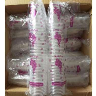 gelas cup plastik kopi cap anggur