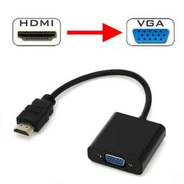CONVERTER HDMI TO VGA / KONEKTOR KABEL HDMI KE VGA