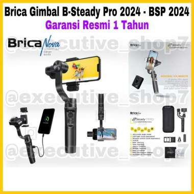 Brica Gimbal B-Steady Pro 2024 - BSP 2024 - Garansi Resmi 1 Tahun