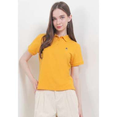Hush Puppies Farrona Polo Wanita L Mustard