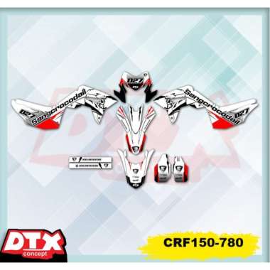 decal crf150 full body decal crf150 decal crf150 supermoto stiker motor crf150 stiker motor keren st