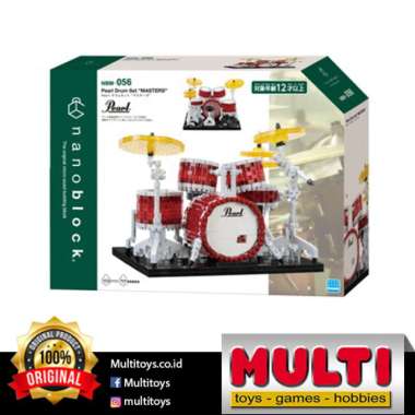 NANOBLOCK NBM-056 PEARL DRUM SET MASTERS 22890