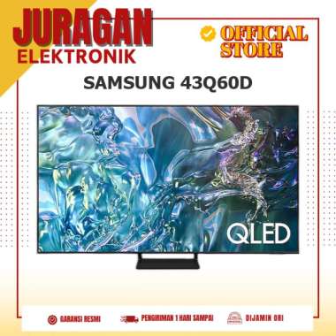 SAMSUNG 43Q60D GOOGLE TV 45 INCH QLED UHD 4K MULTI DEVICE EXPERIENCE//43Q60D//QA43Q60D