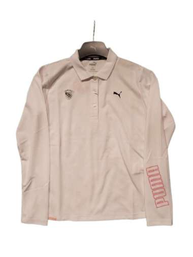 Polo Golf Wanita Puma W Stretch Pique Badge Set Polo White Glo - 62498603 XL