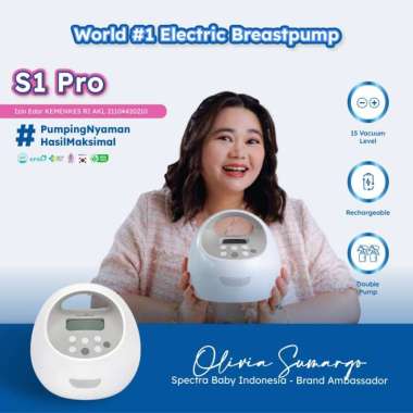Spectra S1 Pro Double Electric Breastpump - Pompa Asi Elektrik Ganda - Lavie Baby House dengan bubbl
