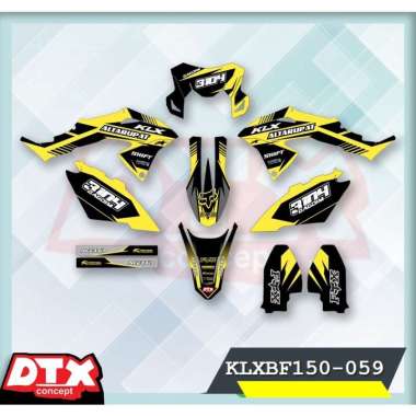 Decal KLX BF decal KLX BF full body Supermoto stiker motor keren stiker variasi motor KAWASAKI KLXBF