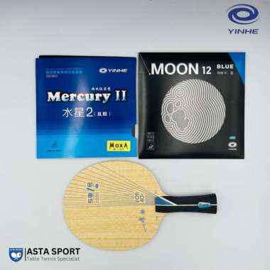 Paket bet pingpong carbon yinhe pro 01 / bet pingpong tenis meja