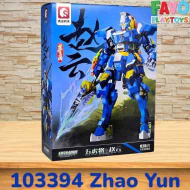 SEMBO BLOCK Mecha Of Steel Five Tiger Generals Guan Yu 103393 - Zhao Yun 103394 - Ma Chao 103395 - H