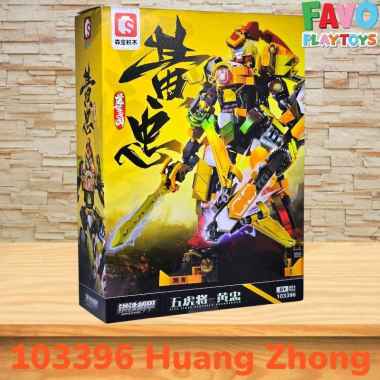 SEMBO BLOCK Mecha Of Steel Five Tiger Generals Guan Yu 103393 - Zhao Yun 103394 - Ma Chao 103395 - H