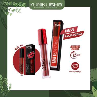 OMG OH MY GLAM Lip Mattelast Cream - Lip Cream Lip Matte Tahan Lama 11 Bumble
