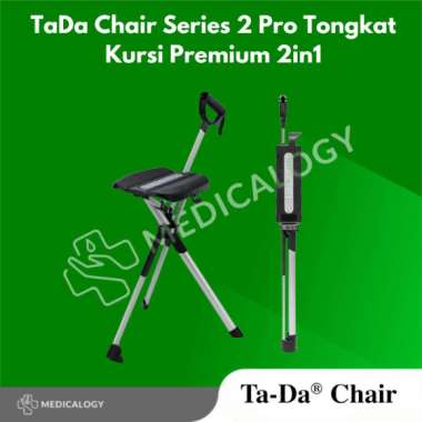 TaDa Chair Series 2 Pro Tongkat Kursi Premium 2in1