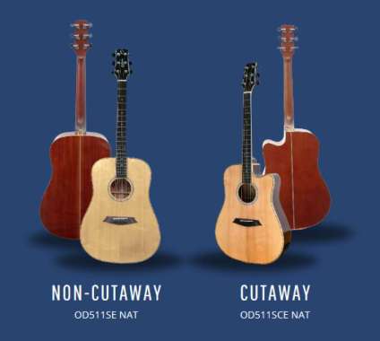 Odlair Capella Top Solid Acoustic Electric Guitar NAT Cutaway
