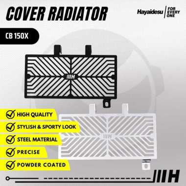 HAYAIDESU RADIATOR COVER HONDA CB 150 X - Cb 150x Silver