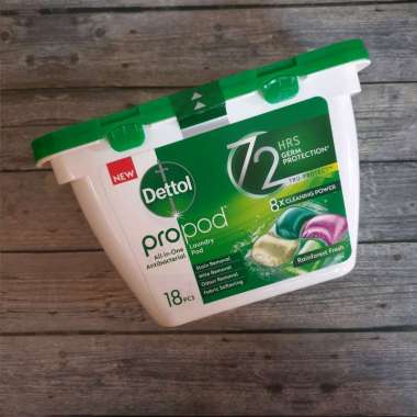 Dettol Propod Anti Bacterial Laundry Detergent Pods Capsules Singapore