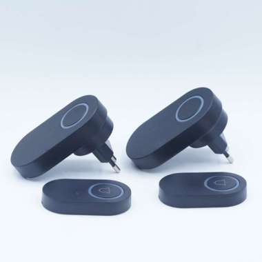 Bel Pintu Wireless Modern Rumah Anti Air Minimalis Door Bell 60 Chimes Outdoor 350M Indoor 50M Range