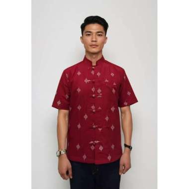 Red Wu Batik Shirt L